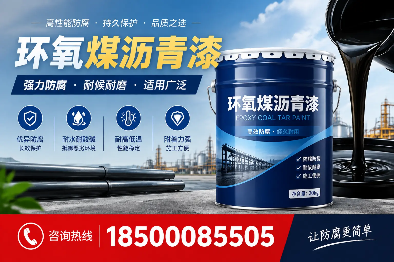 环氧煤沥青漆在不同气候条件下的表现分析，威海适用性